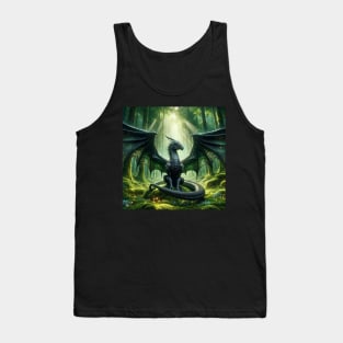 Luminous Sovereign: The Forest Throne Tank Top